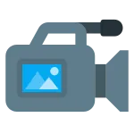Camcorder Pro SVG Icon